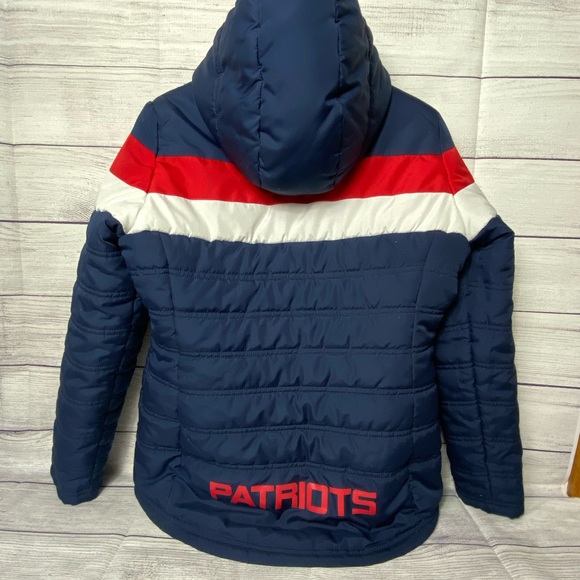 Women’s NE Patriot quilted jacket size M - Picture 3 of 7